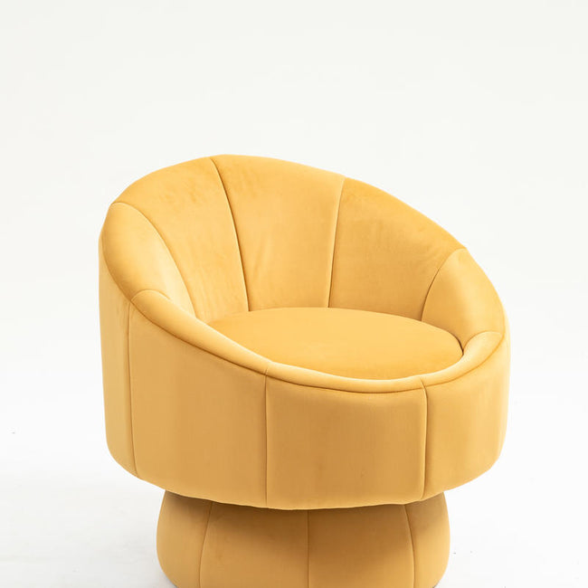 Mid Century Modern Accent Chair with Frame, Living Room Chairs with Waist Cushion, Reading Armchair for Bedroom Sunroom