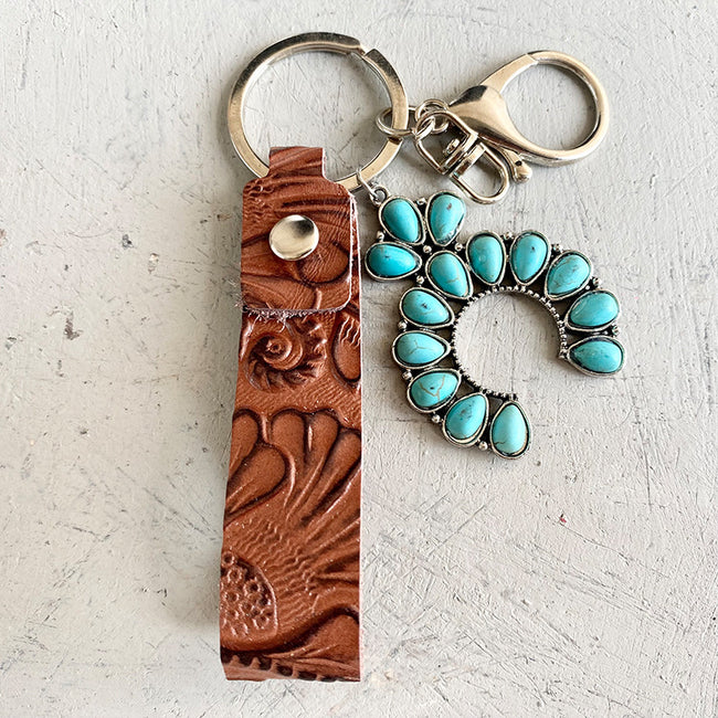 Turquoise Key Chain