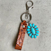 Turquoise Key Chain