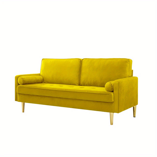 The Lovesat Sofa is Made of High Quality Thickened Velvet 65 Inch