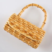 Wood bamboo Women's Bag Handmade