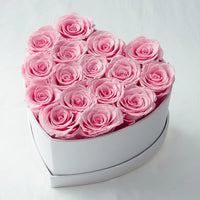 Eternal Rose Gift Box , Forever Rose. Handmade real flowers