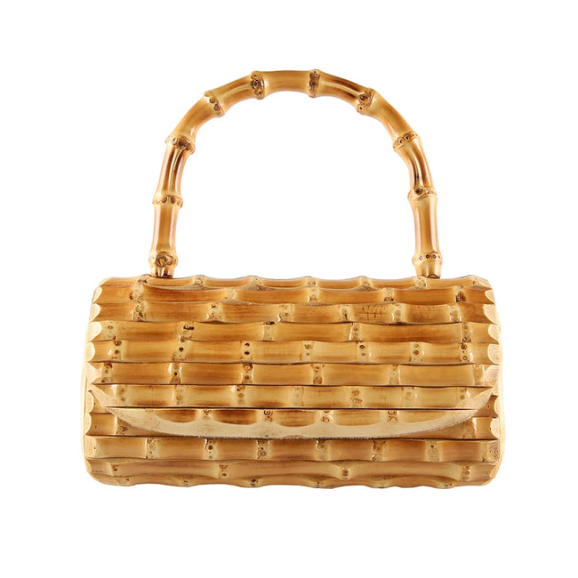 Wood bamboo Women's Bag Handmade