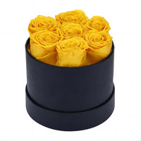 Natural Real Peserved Roses in Round Box Hanmade Forever Fowers